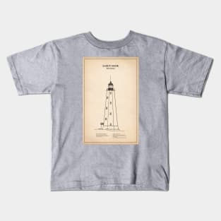 Sandy Hook Lighthouse - New Jersey - SD Kids T-Shirt